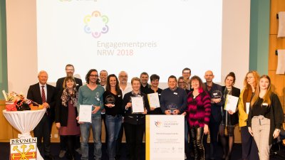 Verleihung Engagementpreis NRW 2018 