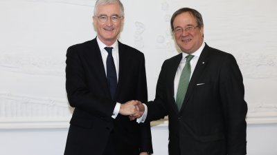 Bilaterales Gespräch mit Ministerpräsident Armin Laschet und dem flämischen Ministerpräsident Geert Bourgeois