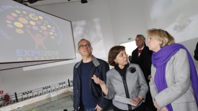 21.04.2012: Ministerpräsidentin Kraft besucht die Floriade 2012 in Venlo