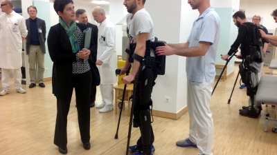 Gesundheitsministerin Barbara Steffens besucht die Berufsgenossenschaftliche Unfallklinik Duisburg