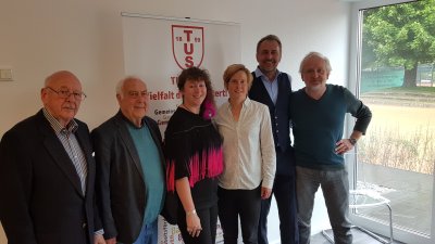 Staatssekretärin Andra Milz bei der TUS in Hamm.