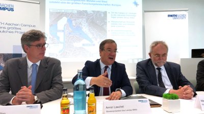 Land Nordrhein-Westfalen übergibt „Campus West“-Gelände an die RWTH Aachen 