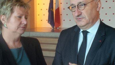 Ministerin Sylvia Löhrmann trifft den französischen Botschafter Philippe Etienne 