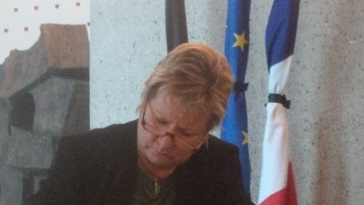 Eintrag ins Kondolenzbuch