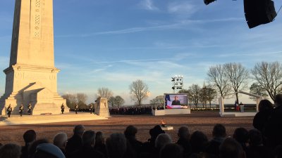 Gedenken zum Ende des 1. Weltkrieges: Rede des französischen Staatspräsidenten François Hollande, 11.11.2014