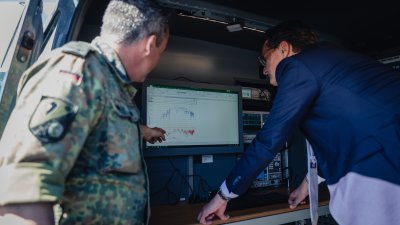 Besuch des Zentrums für Cyber-Sicherheit der Bundeswehr, Euskirchen