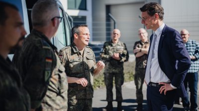 Besuch des Zentrums für Cyber-Sicherheit der Bundeswehr, Euskirchen