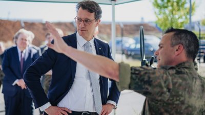 Besuch des Zentrums für Cyber-Sicherheit der Bundeswehr, Euskirchen