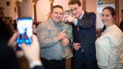 Neubürgerempfang gemeinsam mit Integrationsministerin Paul und Ministerpräsident Hendrik Wüst