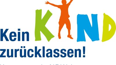 Logo zum Modellvorhaben "Kein Kind zurücklassen! Kommunen in NRW beugen vor."