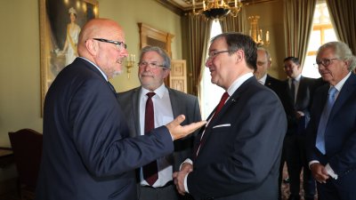 Ministerpräsident Armin Laschet besucht Luxemburg