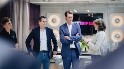 Besuch BRYCK Startup Alliance am neuen Standort im Colosseum in Essen