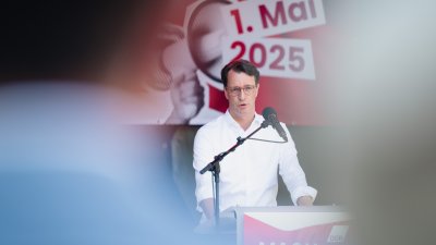Kundgebung des DGB NRW „Mach dich stark mit uns!“ in Siegburg