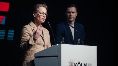 Redesituation auf der Bühne