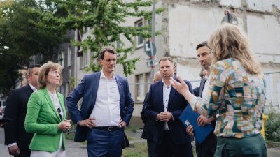 Besuch Stadtentwicklungsgebiet Schalke-Nord in Gelsenkirchen