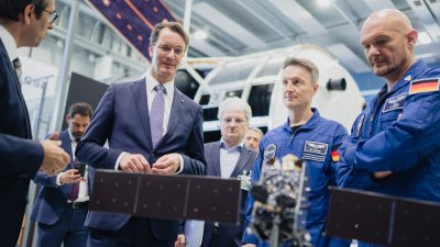 Besichtigung der Ausstellung von Anwenderfirmen