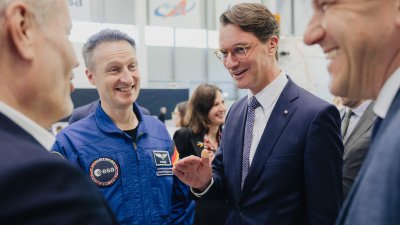 Besichtigung der Ausstellung von Anwenderfirmen