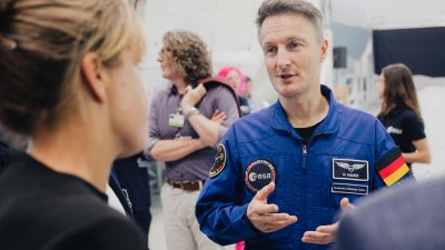 Besichtigung der Ausstellung von Anwenderfirmen