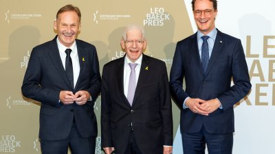 Verleihung des Leo-Baeck-Preises 2024: Ministerpräsident Hendrik Wüst hält Laudatio auf Preisträger Hans-Joachim Watzke