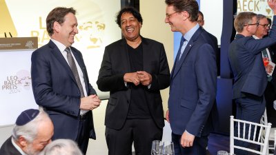 Verleihung des Leo-Baeck-Preises 2024: Ministerpräsident Hendrik Wüst hält Laudatio auf Preisträger Hans-Joachim Watzke