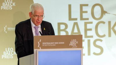 Verleihung des Leo-Baeck-Preises 2024: Ministerpräsident Hendrik Wüst hält Laudatio auf Preisträger Hans-Joachim Watzke