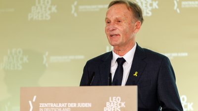 Verleihung des Leo-Baeck-Preises 2024: Ministerpräsident Hendrik Wüst hält Laudatio auf Preisträger Hans-Joachim Watzke