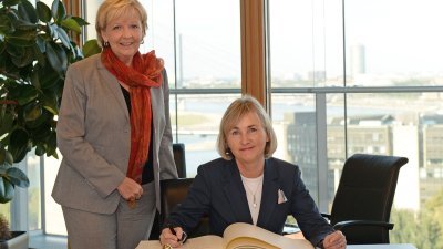 Ministerpräsidentin Hannelore Kraft empfängt die Botschafterin von Kanada, 30.09.2013