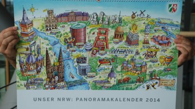 Präsentation des NRW-Panorama-Kalenders, 27.09.2013