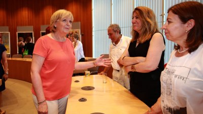 Besuch der Landtagsfraktionen im Landtag
