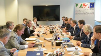 Auswärtige Kabinettsitzung in der Landesvertretung in Brüssel
