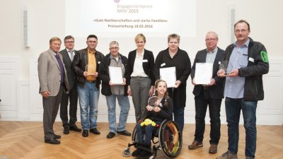 Verleihung des Engagementpreises NRW 2015