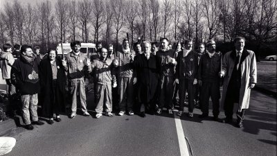 Menschenkette "Das Revier knüpft ein Band der Solidarität"