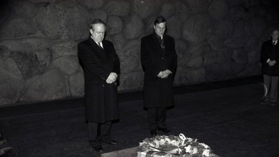Israel-Reise von Ministerpräsident Johannes Rau