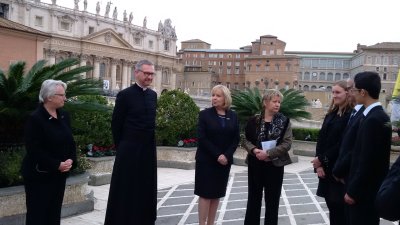 NRW-Delegation beim Papst