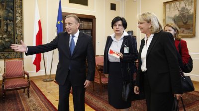 Ministerpräsidentin Hannelore Kraft besucht Warschau, 16.09.2011