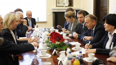 Ministerpräsidentin Hannelore Kraft besucht Warschau, 16.09.2011