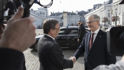 Ministerpräsident Armin Laschet trifft den Ministerpräsidenten von Flandern, Geert Bourgeois