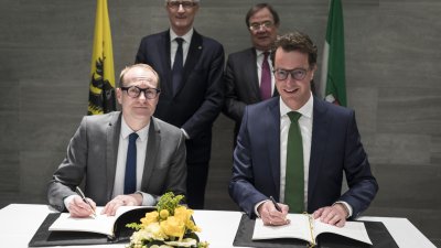 Gemeinsame Regierungssitzung von Nordrhein-Westfalen und Flandern in Brüssel