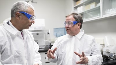 Ministerpräsident Armin Laschet besucht Evonik in New Jersey