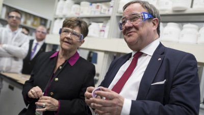 Ministerpräsident Armin Laschet besucht Evonik in New Jersey