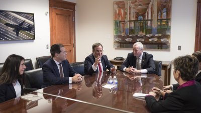Ministerpräsident Armin Laschet trifft Gouverneur Philip D. Murphy in Trenton (New Jersey)