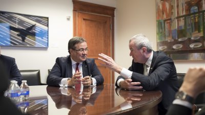 Ministerpräsident Armin Laschet trifft Gouverneur Philip D. Murphy in Trenton (New Jersey)