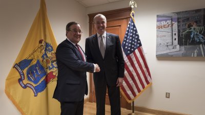 Ministerpräsident Armin Laschet trifft Gouverneur Philip D. Murphy in Trenton (New Jersey)
