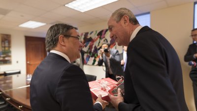 Ministerpräsident Armin Laschet trifft Gouverneur Philip D. Murphy in Trenton (New Jersey)