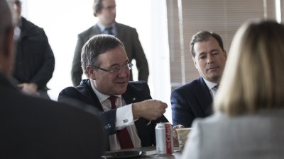 Ministerpräsident Armin Laschet besucht Evonik in New Jersey