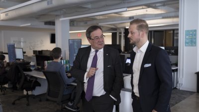 Ministerpräsident Armin Laschet besucht Automotive Mastermind in New York City