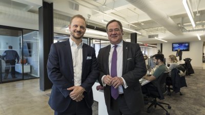 Ministerpräsident Armin Laschet besucht Automotive Mastermind in New York City