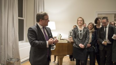 Abendempfang des Ministerpräsidenten und des deutschen Generalkonsolus in New York, David Gill