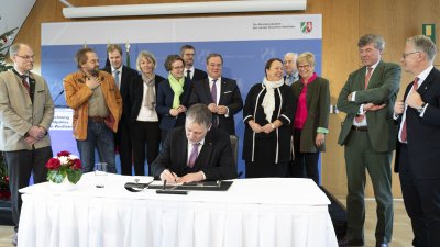 Landesregierung und Verbände beschließen gemeinsamen Waldpakt Nordrhein-Westfalen