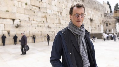 Ministerpräsident Hendrik Wüst besucht die Klagemauer in Jerusalem